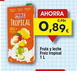 FROIZ Fruta y leche Froiz tropical oferta