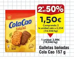 FROIZ COLA CAO Galletas bañadas oferta