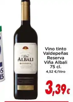 Proxi VIÑA ALBALI Vino tinto Valdepeñas Reserva oferta