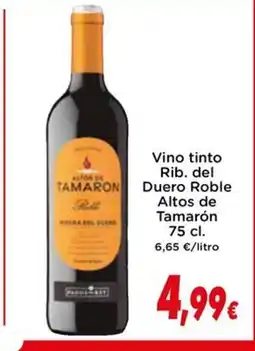 Proxi ALTOS DE TAMARÓN Vino tinto Rib del Duero Roble oferta