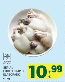 HiperDino Sepia / choco limpio elaborado oferta