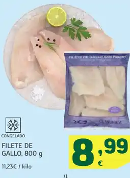 HiperDino Filete de gallo oferta