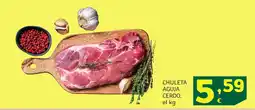 HiperDino Chuleta aguja cerdo oferta
