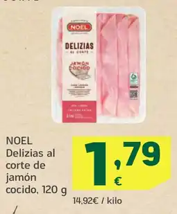 HiperDino NOEL Delizias al corte de jamón cocido oferta