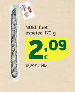 HiperDino NOEL fuet espetec oferta