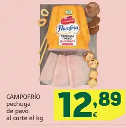 HiperDino CAMPOFRÍO pechuga de pavo oferta