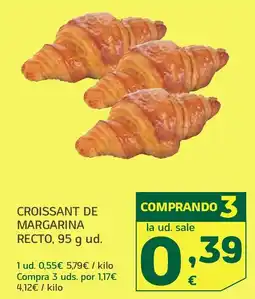 HiperDino Croissant de margarina recto oferta