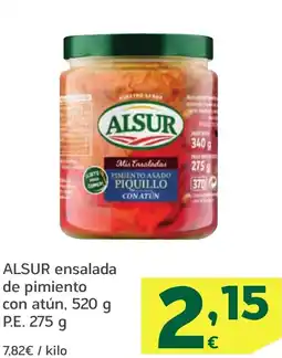 HiperDino ALSUR ensalada de pimiento con atún oferta