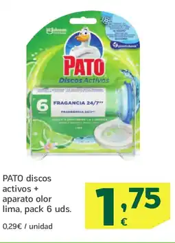 HiperDino PATO discos activos + aparato olor lima oferta