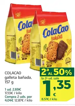 HiperDino COLACAO galleta bañada oferta