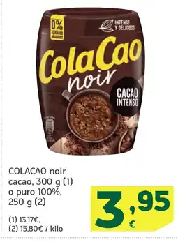 HiperDino COLACAO noir cacao o puro oferta