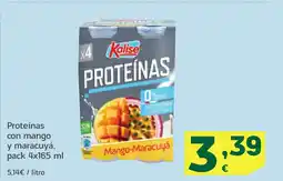 HiperDino Proteínas con mango y maracuyá oferta