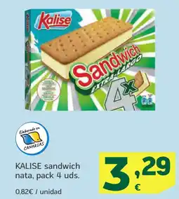 HiperDino KALISE sandwich nata oferta