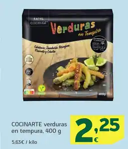 HiperDino COCINARTE verduras en tempura oferta