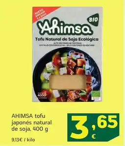 HiperDino AHIMSA tofu japonés natural de soja oferta