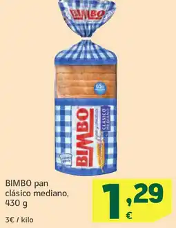 HiperDino BIMBO pan clásico mediano oferta