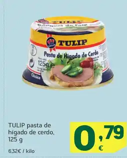 HiperDino TULIP pasta de hígado de cerdo oferta