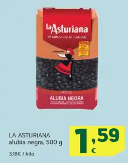 HiperDino LA ASTURIANA alubia negra oferta