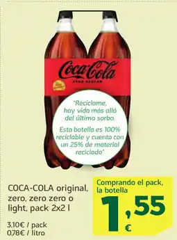 HiperDino COCA-COLA original zero zero zero o light oferta