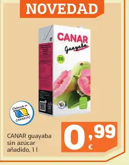 HiperDino CANAR guayaba sin azúcar añadido oferta