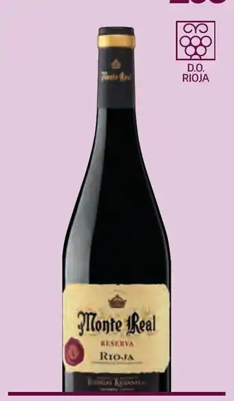 HiperDino MONTE REAL vino tinto Reserva oferta