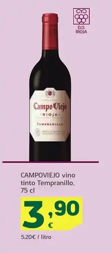 HiperDino CAMPOVIEJO vino tinto Tempranillo oferta