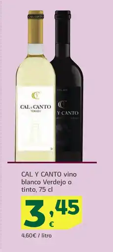HiperDino CAL Y CANTO vino blanco Verdejo o tinto oferta