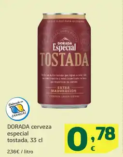 HiperDino DORADA cerveza especial tostada oferta