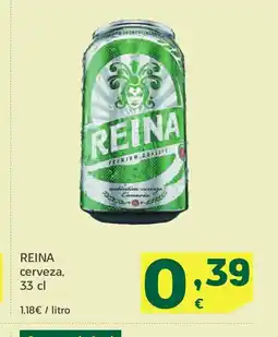 HiperDino REINA cerveza oferta