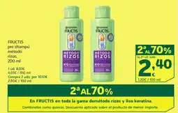 HiperDino FRUCTIS pre champú método rizos oferta