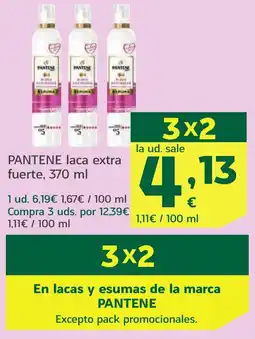HiperDino PANTENE laca extra fuerte oferta