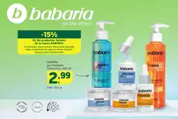 HiperDino BABARIA gel limpiador hialurónico oferta