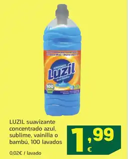 HiperDino LUZIL suavizante concentrado azul, sublime, vainilla o bambú, 100 lavados oferta