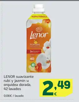 HiperDino LENOR suavizante rubí y jazmín u 49 orquídea dorada oferta
