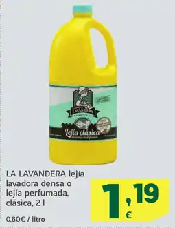 HiperDino LA LAVANDERA lejía lavadora densa o lejía perfumada, clásica oferta