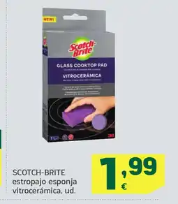 HiperDino SCOTCH-BRITE estropajo esponja vitrocerámica oferta