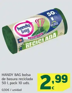 HiperDino HANDY BAG bolsa de basura reciclada oferta
