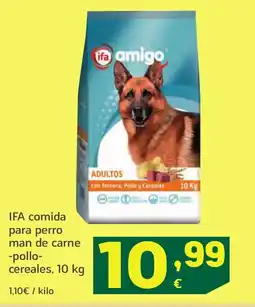 HiperDino IFA comida para perro man de carne oferta