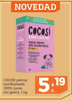 HiperDino COCOSI pienso semihúmedo 100% carne oferta