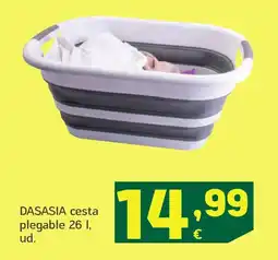 HiperDino Dasasia cesta plegable oferta
