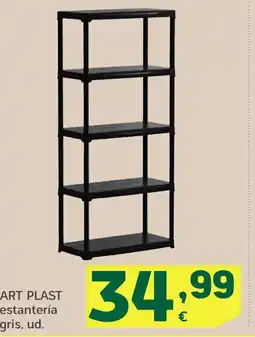 HiperDino Art plast estantería gris oferta