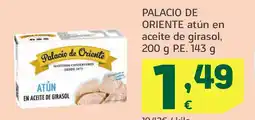 HiperDino PALACIO DE ORIENTE atún en aceite de girasol oferta