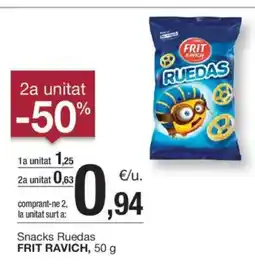 BonpreuEsclat FRIT RAVICH Snacks Ruedas oferta