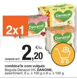 BonpreuEsclat DANONE Beguda Danacol 0% assortiment oferta