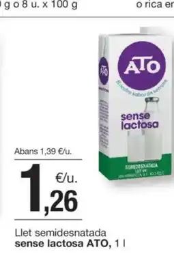 BonpreuEsclat ATO Llet semidesnatada sense lactosa oferta