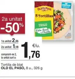 BonpreuEsclat OLD EL PASO Tortilla de blat oferta