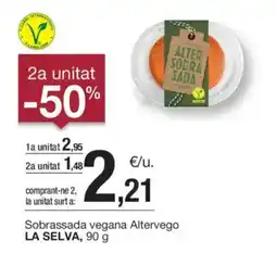 BonpreuEsclat LA SELVA Sobrassada vegana Altervego oferta