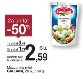 BonpreuEsclat GALBANI Mozzarella mini oferta