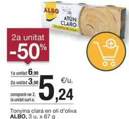 BonpreuEsclat ALBO Tonyina clara en oli d'oliva oferta