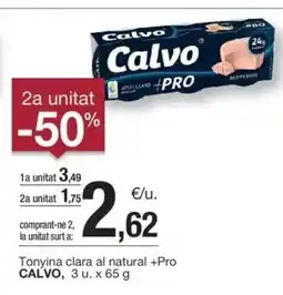 BonpreuEsclat CALVO Tonyina clara al natural +Pro oferta